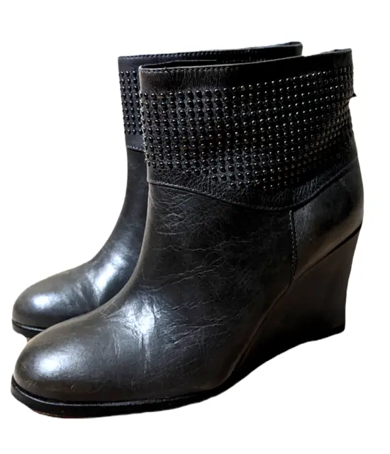 💕 Comptoir des Cotonniers  36  💕 chaussures cuir grises low boots bottines