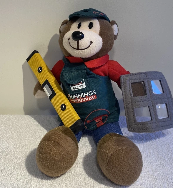 BUNNINGS WAREHOUSE BILL Teddy Bear Plush Toy 2007 Original