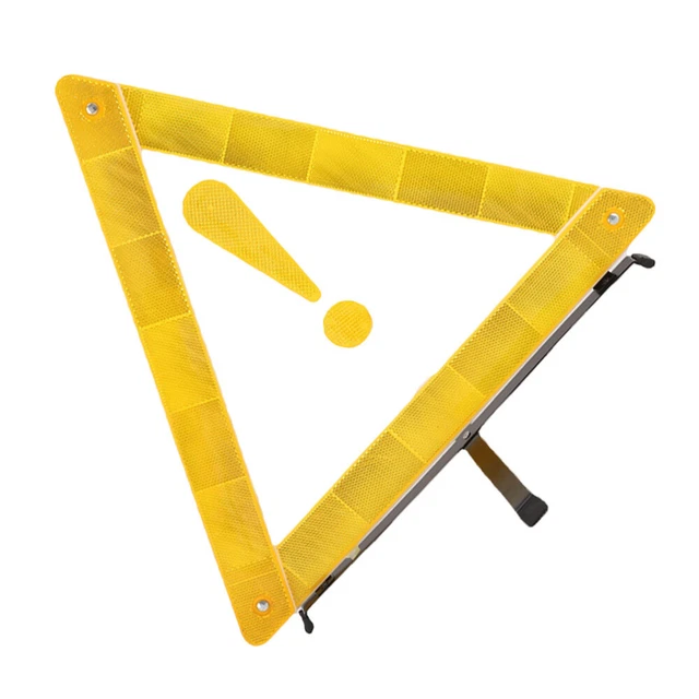 Triangolo Riflettente Emergenza Stradale EMI SPORTS - Omologato, Rosso, 43cm - Foto 14