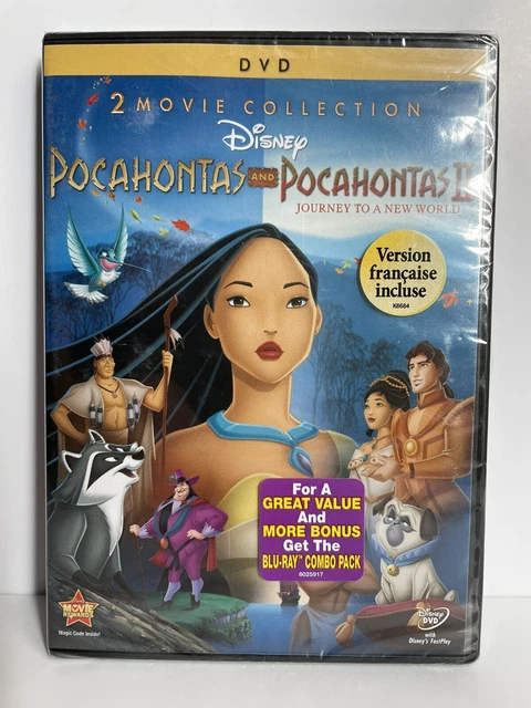 Pocahontas 2-Movie Collection (DVD, 2012, 2-Disc Set) New Sealed Free Shipping