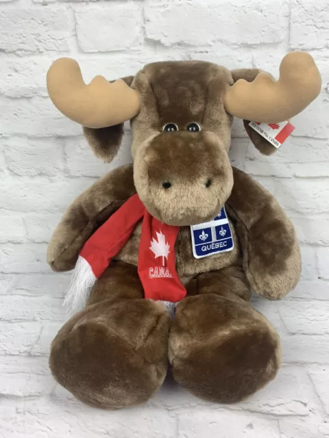 21" Moose Plush Impressions Canada Quebec Stuffed Animal