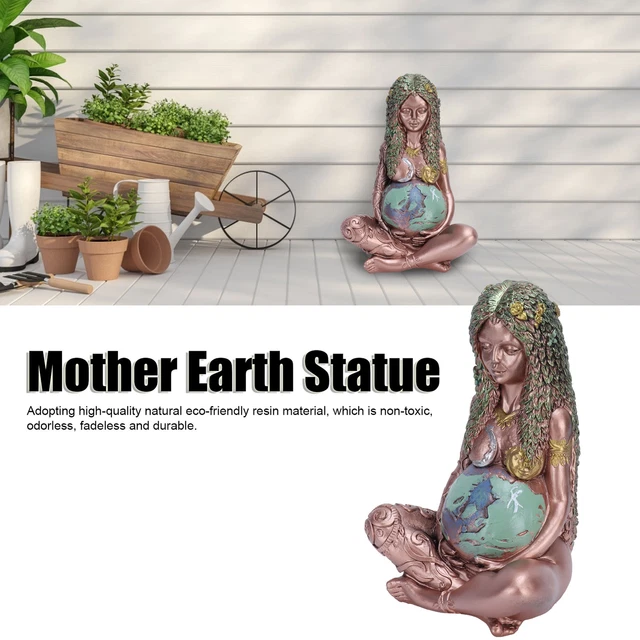 Statue En Résine De La Terre Mère Figurine Ornement De Jardin Statue De