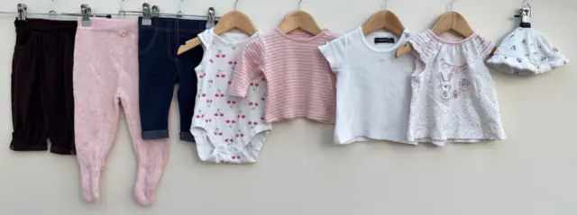 Baby Girls Bundle Of Clothing Age 3-6 Months Gap Mothercare M&S