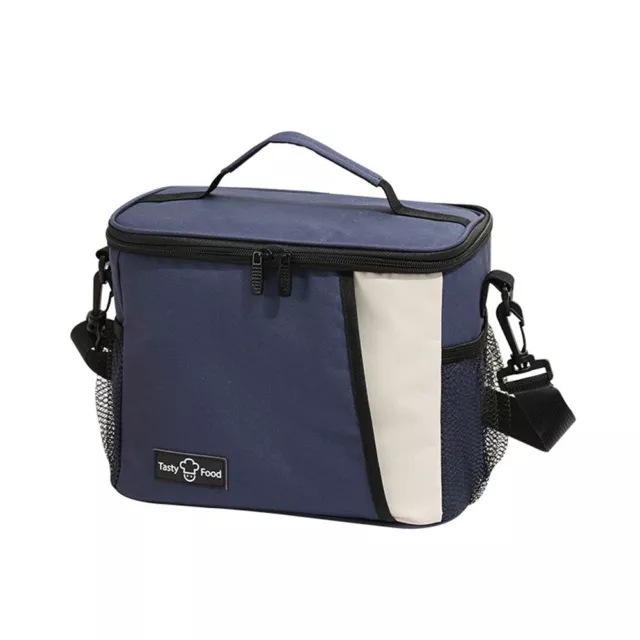 PORTABLE INSULATED LUNCH Box Bag for Travel and Picnics Large Capacity ...