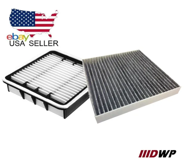 Combo Engine Air Filter + Charcoal Cabin Air Filter For Lexus 2001 - 2006 Ls430