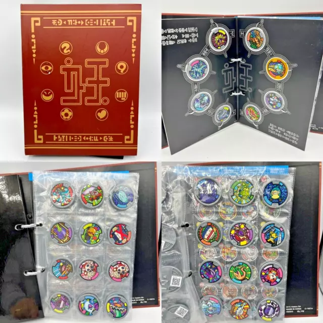 Yokai Watch Bundle - Folder & 55 Medals please see description and photos, 2015