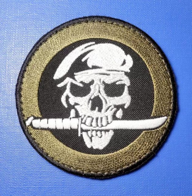 Totenkopf Bestrafer Aufnäher Skull Patch mit Klett Punisher UKRAINE ARMEE