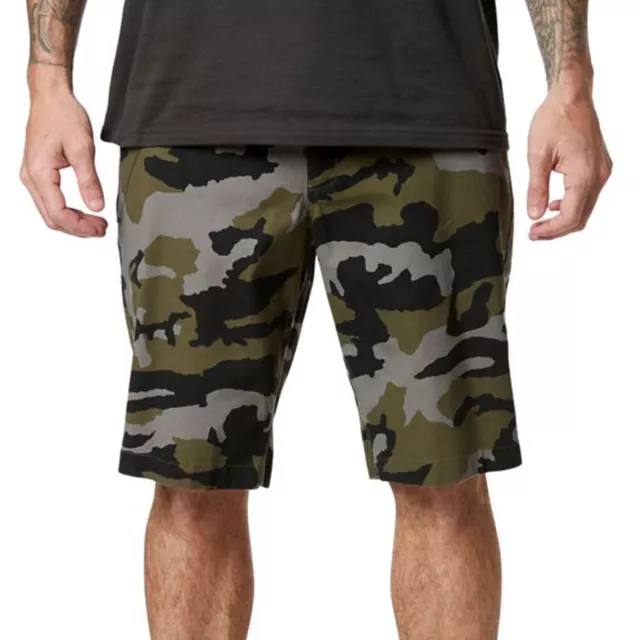 Fox Racing Homme Essex 2.0 Short Camouflage Vert Vêtements Habillement Moto