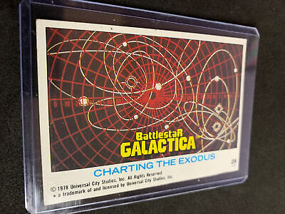 1978 Battlestar Galactica # 28 Charting the Exodus
