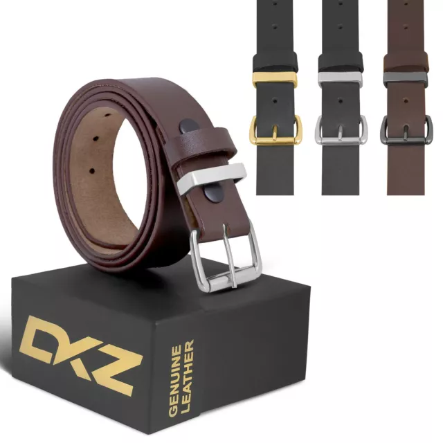 LEATHER BELTS 100% GENUINE Black / Brown 30'' to 72'' waist sizes £10.99 -  PicClick UK