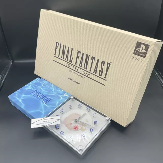 FINAL FANTASY COLLECTION Anniversary Package FF IV V VI w/Clock 