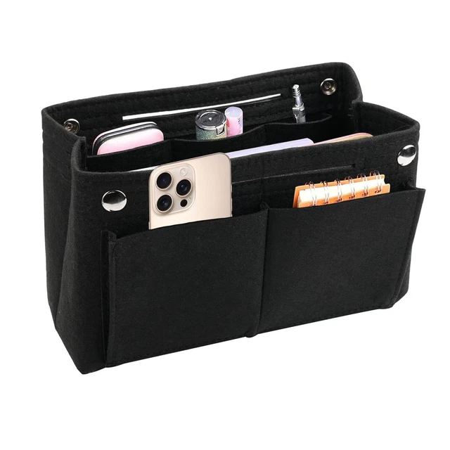 Organisateur De Sac En Feutre Beige - Compartiments Amovibles Pour Sac à Main - Rangement Portable Pour Femme