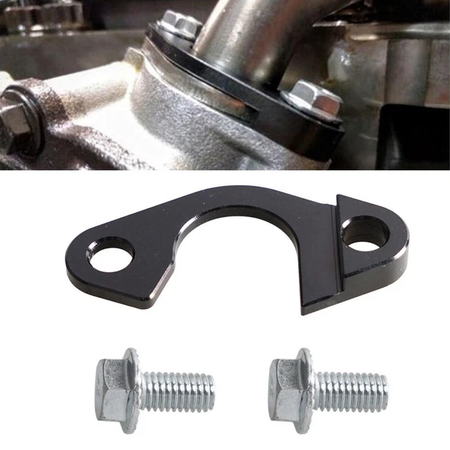 YiQu Billet Oil Pump Pickup Tube Girdle Brace For LS Engines – Gen III/IV LS1, LS2, LS3, Aluminum Hold Down