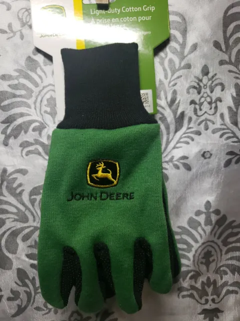 Youth John Deere Lightweight Work Gloves (Green)