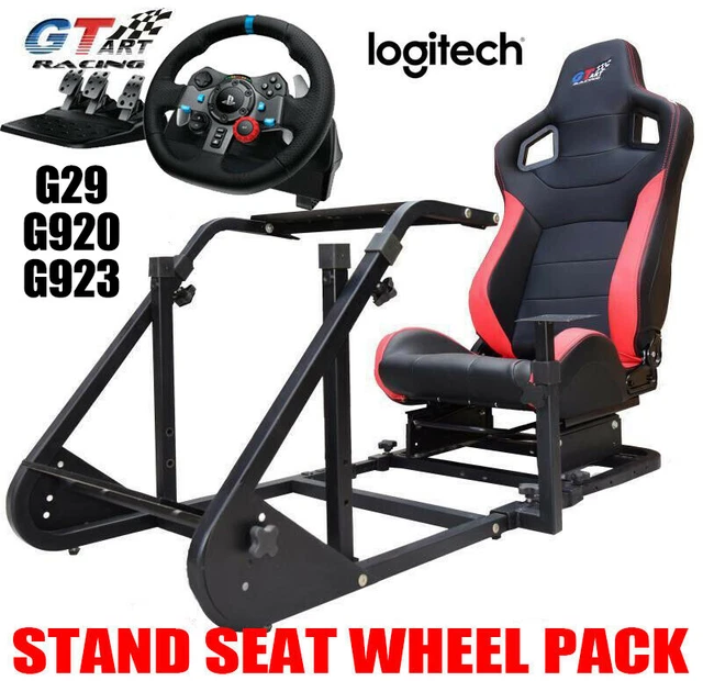 Racing Simulator Steering Wheel Stand+Logitech G29/G920 G923  Steering Wheel PS