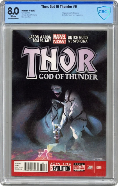 Thor God of Thunder #6 CBCS 8.0 2013 21-20D6804-006 1st app. Knull