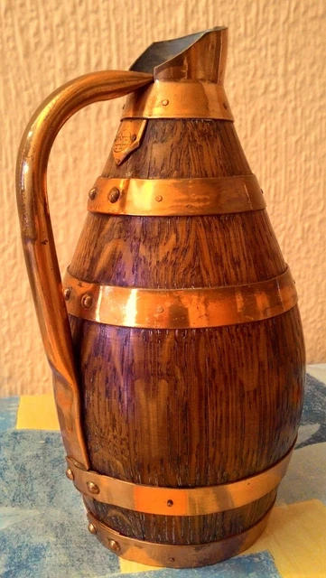 JARRA RÚSTICA DE MADERA - 1 Litro