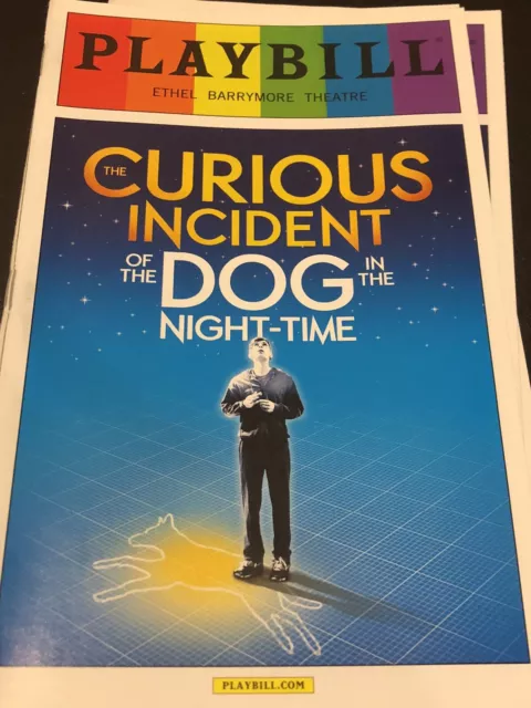 The Curious Incident of the Dog in the Night-time Broadway PRIDE Playbill 2015