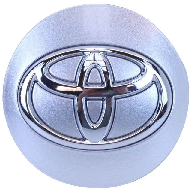 GENUINE TOYOTA ALLOY Wheel Centre Cap with Silver Logo 0713