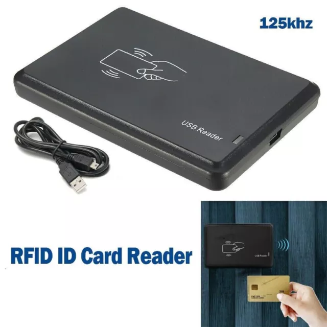 125kHz USB RFID Contactless Proximity Sensor Smart non-contact ID Card Reader 2