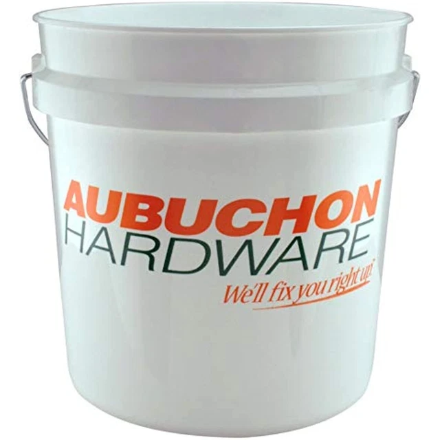 Plastic Pail Wht 2G