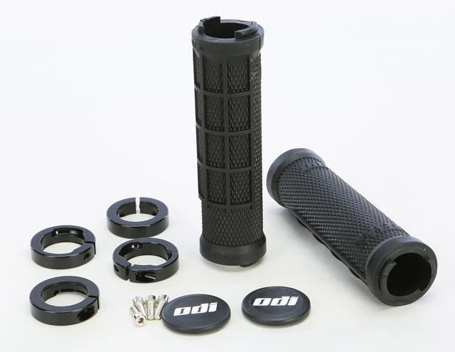 ODI J32RFB-B Atv Ruffian Half Waffle Grip Black/Black Made in USA