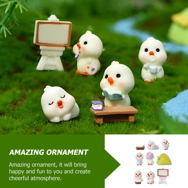 1 Set Urlaub Tafelaufsatz Miniatur Bauernhof Zubehör Moos Garten Dekoration 3