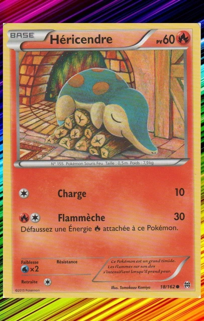 Héricendre - XY8:Impulsion Turbo - 18/162 - Carte Pokemon Neuve Française
