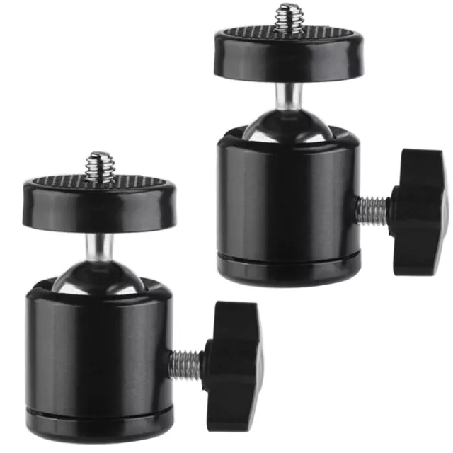 360 Swivel Mini Ball Head Tripod Ballhead 1/4" Mount Bracket Pentax Canon Nikon