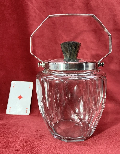 Grand Pot à Biscuits En Cristal Baccarat France – Coupe Vintage (sans Couvercle)