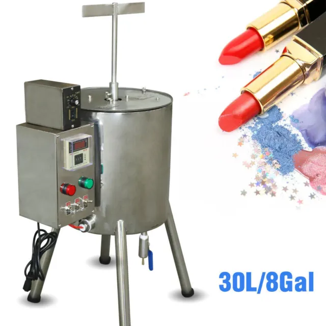 15-30L Heating Mixing Stirring Tank Filler Lipstick Candle Cream Filling Machine