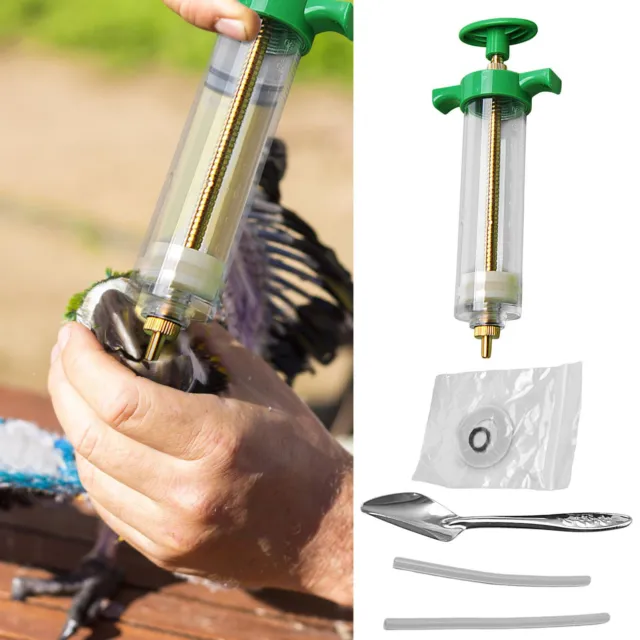 1* Fledgling And Baby Bird Manual Feeding With Tubes Parrot Feedings Syringe Set