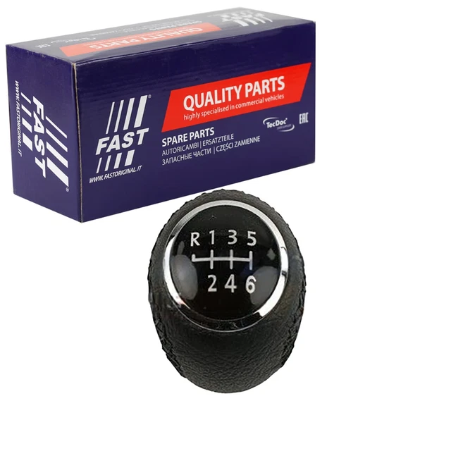 Schaltknauf 5 6 Gang Leder Schaltknauf Hebel Shifter Handball Für FIAT Ducato 2002-2014 Automatik Schalthebel (Farbe : 5-Gang
