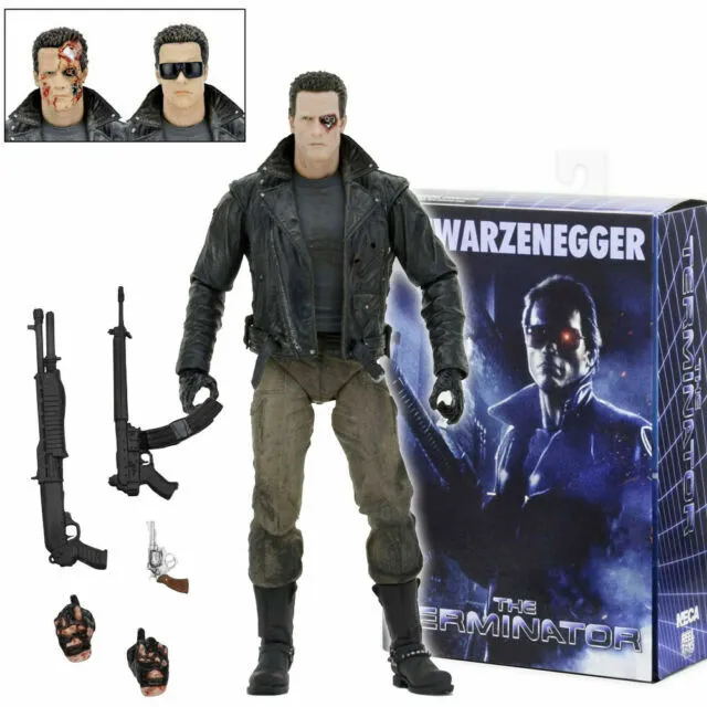 NECA 51912 Terminator Ultimate T-800 Police Station Assault 7 Inch Action Figure