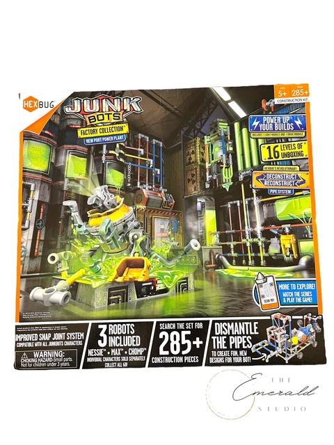 HEXBUG JUNKBOTS - Large Factory Habitat -  New Port  Power Plant