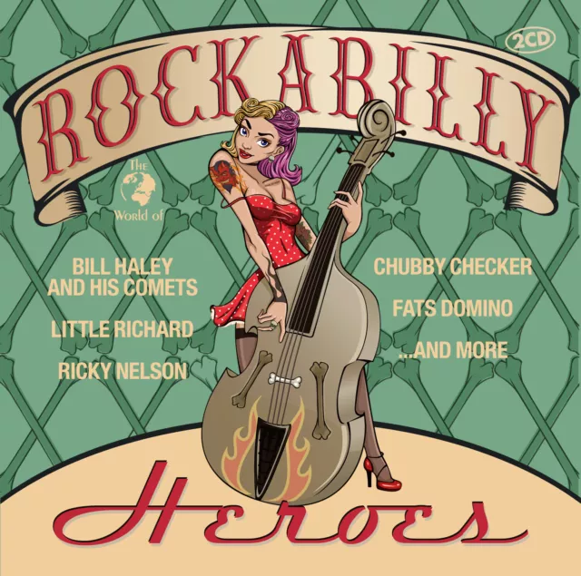 CD Rockabilly Heroes D'Artistes Divers 2CDs