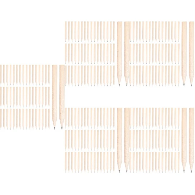 250 pz penne corte penne di legno bambini scrivono penne mini penne