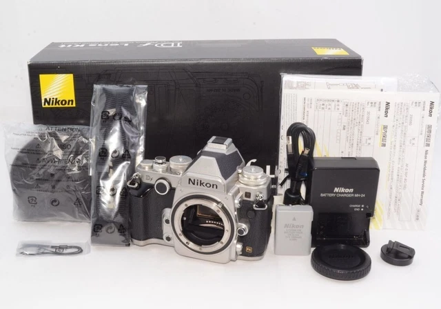 Mint Nikon Df Silver 16.2 MP Digital SLR Camera FX only 5700 clicks From JAPAN