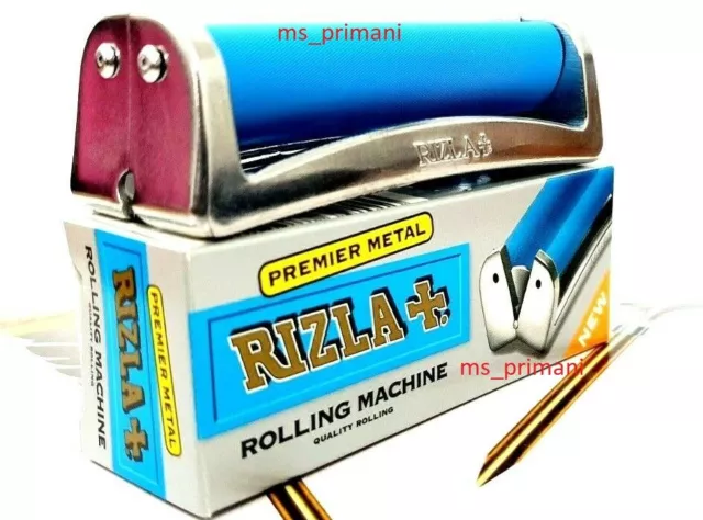 Rizla Regular Size Genuine Rolling Machine Cigarette Tobacco Premium Metal Fag