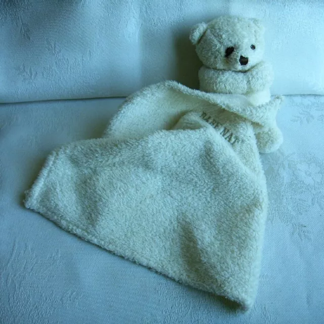 Doudou Ours Babynat Baby Nat' - Blanc