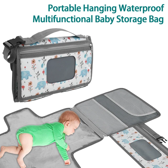 BABY DIAPER CHANGING Pad Large Capacity Nappy Changing Mat with Wipe