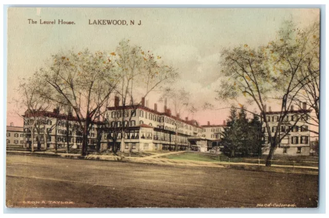c1940 Laurel House Exterior View Building Lakewood New Jersey Vintage Postcard