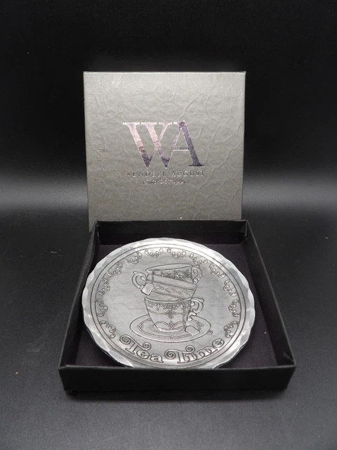 Wendell August Forge  Tea Time Coaster 4.5"  NIB