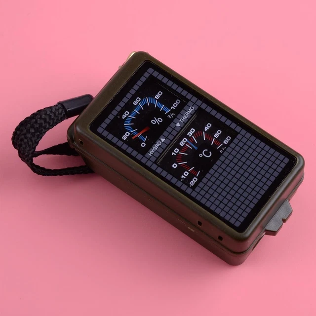 Boussole De Camping Militaire - Multifonction Avec Loupe, Règle - Portable