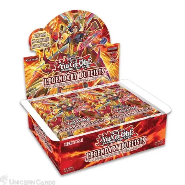 YuGiOh! Legendary Duelists: Soulburning Volcano Booster Box ::