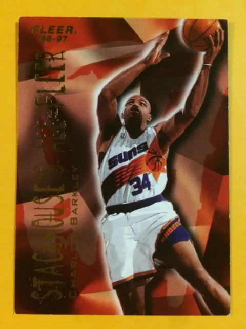 Fleer 96-97 Charles Barkley # 1 of 12 Stackhouse’s All-Fleer NBA Basketball 