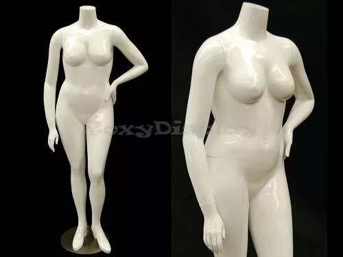 Headless Female Plus Size Mannequin Display #MD-NANCYBW3S