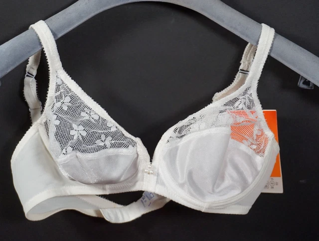 Vero Vintage Bolero France Donna Reggiseno Intimo Lingerie Taglia 75 B Blanc Con