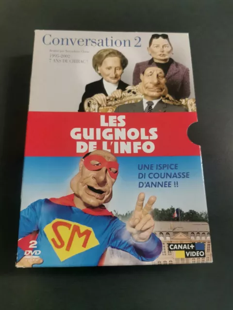 Coffret 2 DVD Les Guignols De L'info Conversation 2, année 2002