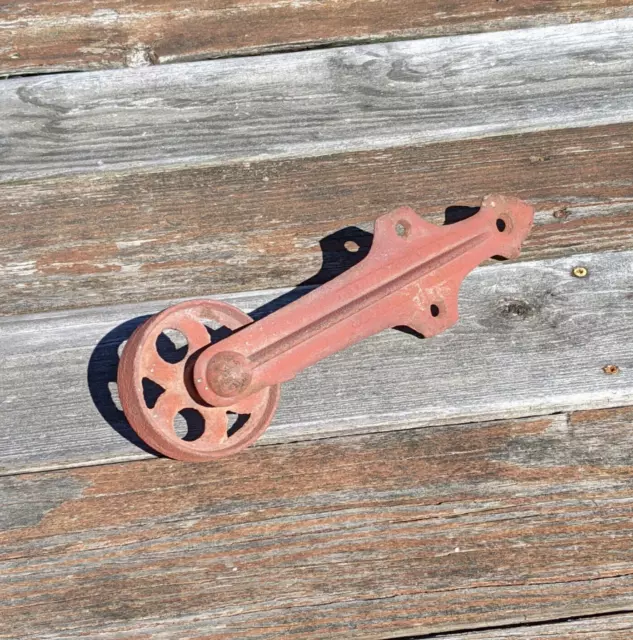 VTG Metal Kidder Sliding Door Roller Pulley Barn Hanger Industrial Patent     2